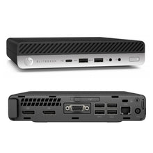 Load image into Gallery viewer, HP EliteDesk 800 G3 Desktop Mini Business PC - Intel Core i5-6500 3.20 GHz, 32GB RAM, 512GB SSD, Wifi DualBand, USB C-Port, Win 10 Pro
