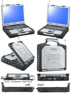 Panasonic Toughbook CF-30 TouchScreen Laptop 500GB HD Windows 10 or 7 & OFFICE