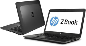 HP ZBook 14 ultrabook laptop Intel i7 3.2GHz 16GB RAM 256GB SSD 1GB FirePro Graphics Windows 10 Pro