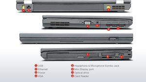 Lenovo Thinkpad T430s intel core i5 3.2Ghz - 8GB RAM - 1000 HardDrive LED screen DVD Wifi WebCam Windows10 & Office Professional