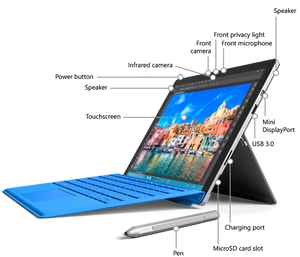 SUPER SALE: Microsoft Surface Pro 12.3 Multitouch Tablet intel i5 128GB DualCamera w Keyboard Windows10 Pro Microsoft Office 2019